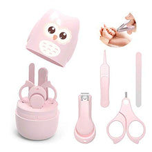 Carica l&#39;immagine nel visualizzatore di Gallery, Set Manicure per Neonato, Kit Unghie Neonati 4-in-1 Baby, con rosa - Ilgrandebazar