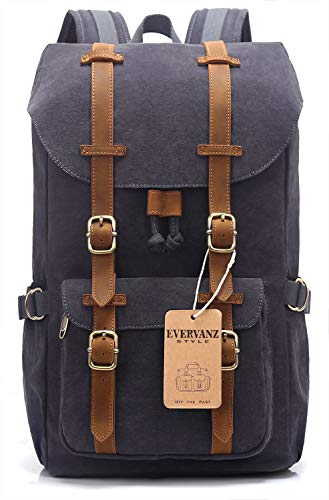 EverVanz Zaino in Tela per Computer Portatile da 15