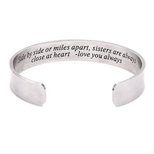 Carica l&#39;immagine nel visualizzatore di Gallery, Melix Home Side by or Miles Apart - Braccialetto in Acciaio Inox White - Ilgrandebazar