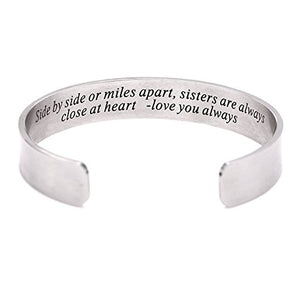 Melix Home Side by or Miles Apart - Braccialetto in Acciaio Inox White - Ilgrandebazar