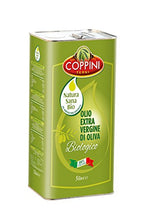 Carica l&#39;immagine nel visualizzatore di Gallery, Olio Extra vergine di Oliva Coppini Biologico Italiano 1 latta da 5 Lt...