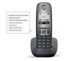 Carica l&#39;immagine nel visualizzatore di Gallery, Gigaset AS475 Telefono Cordless, Tastiera Retroilluminata, Ampio Raggio... - Ilgrandebazar