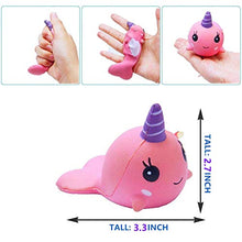 Carica l&#39;immagine nel visualizzatore di Gallery, Pachock 4 Pezzi Kawaii Squishy Giocattolo, Squishies Lento Aumento Crema... - Ilgrandebazar