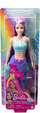 Carica l&#39;immagine nel visualizzatore di Gallery, Barbie - Dreamtopia Sirena Bambola capelli viola con coda blu e viola sfumati e coroncina, Giocattolo per Bambini 3+ Anni, HGR10