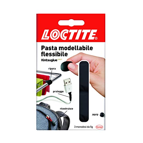 Loctite Kintsuglue Pasta modellabile, pasta adesiva flessibile bianca Nero - Ilgrandebazar