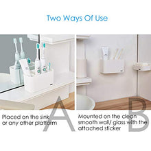 Carica l&#39;immagine nel visualizzatore di Gallery, CORNERIA Portaspazzolino - Porta spazzolino da Muro per Il Bagno - Supporto...