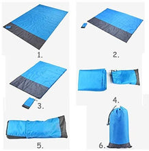 Carica l&#39;immagine nel visualizzatore di Gallery, YZCX Coperta da Picnic Spiaggia Extra Grande 210x200cm Impermeabile Durevole Portatile Leggero Tappeto per PIC-nic, Spiaggia, Escursionismo, Campeggio, Parcheggio, Viaggi ECC (210x200 CM)