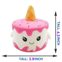 Carica l&#39;immagine nel visualizzatore di Gallery, Pachock 4 Pezzi Kawaii Squishy Giocattolo, Squishies Lento Aumento Crema... - Ilgrandebazar