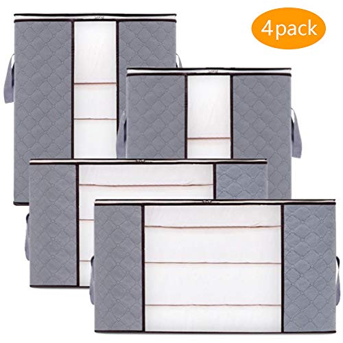 Tonsooze Pieghevole Borsa Organizzatore, 4 PCS Scatole per Armadio...