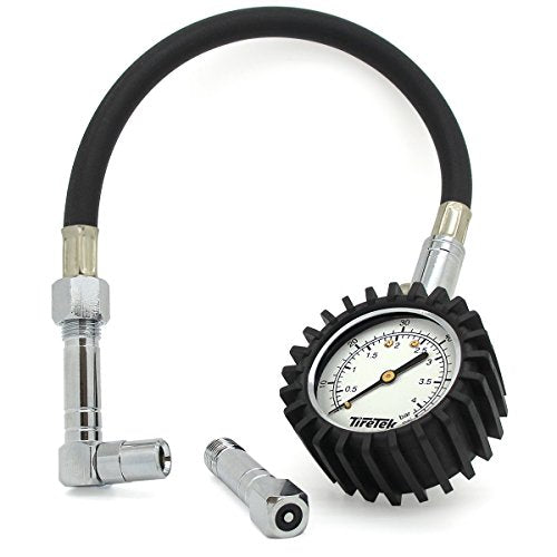 TireTek Flexi-Pro - Misuratore di pressione per pneumatici auto e moto,...
