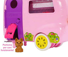 Carica l&#39;immagine nel visualizzatore di Gallery, Barbie il Camper di Chelsea, Playset con Bambola, Veicolo, Roulotte e Tanti... - Ilgrandebazar