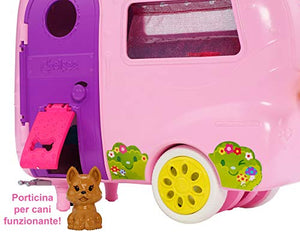 Barbie il Camper di Chelsea, Playset con Bambola, Veicolo, Roulotte e Tanti... - Ilgrandebazar