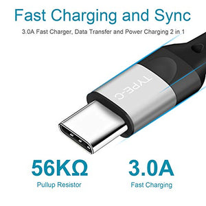 Cavo Usb C Ricarica Rapida 2m 2 metri per Samsung Galaxy A8 A9 3A 2M - Ilgrandebazar