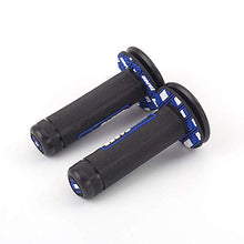 Carica l&#39;immagine nel visualizzatore di Gallery, MotoCircuirPartes PT-008 Moto manopole per manubrio in gomma blu