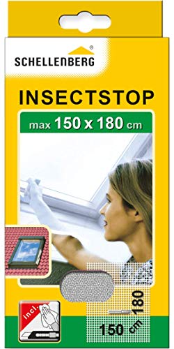 Schellenberg 50328 Zanzariera per Lucernari, Bianco, 150 X 180 cm Bianco