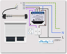 Carica l&#39;immagine nel visualizzatore di Gallery, KIt Shelly 2.5 Wireless Dual relè Interruttore Intelligente domotica, Amazon...