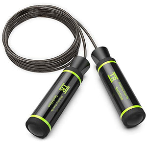 TechRise Corda per Saltare, Saltare Regolabile Speed Skipping Rope...
