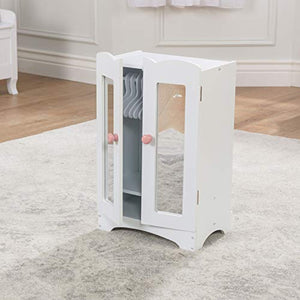 KidKraft 60132 Armadio Lil' Doll in Legno per Bambole di 45 Cm con 6... - Ilgrandebazar