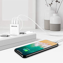 Carica l&#39;immagine nel visualizzatore di Gallery, RAVPOWER Caricatore USB da Muro a 3 Porte (30W, 5V/6A), con Output Bianco