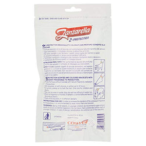 Zanzarella, Braccialetti Antizanzare per Bambini e Adulti, Bracciale Antizanzare in Silicone Atossico con Repellente per Zanzare Naturale a Lunga Durata