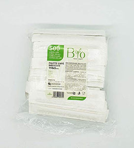 Bio 500 Palette IMBUSTATE Legno per Caffe' COMPOSTABILI H 11 X 0.5 Cm... - Ilgrandebazar