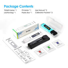 Carica l&#39;immagine nel visualizzatore di Gallery, Dustgo Tester PH/TDS&amp;EC 4 in 1 Set Misuratore digitale della qualità...