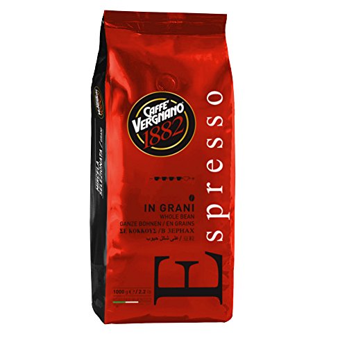 Caffè Vergnano 1882 in Grani Espresso - 1 confezione da 1 Kg - Ilgrandebazar