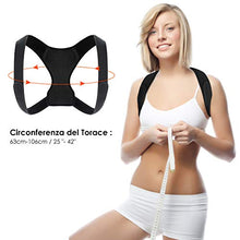 Carica l'immagine nel visualizzatore di Gallery, Correttore Postura Supporto Fascia Traspirante Regolabile Posturale...