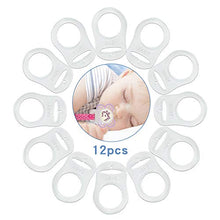 Carica l&#39;immagine nel visualizzatore di Gallery, 12 Pezzi Adattatore Per Clip Fittizio in silicone Trasparente, Adattatore...