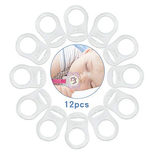 12 Pezzi Adattatore Per Clip Fittizio in silicone Trasparente, Adattatore...