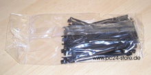 Carica l'immagine nel visualizzatore di Gallery, Fascette per cablaggio - Stringicavo - 100pz - 1. 100pz. 2,5 x 100mm, Nero