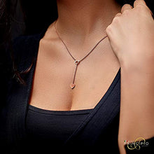 Carica l&#39;immagine nel visualizzatore di Gallery, Principio® - Collana Donna Cuore Pendente Argento 925 - Made In Oro Rosa - Ilgrandebazar