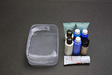 Carica l&#39;immagine nel visualizzatore di Gallery, Pochette Trasparente,Borse da Toilette Trasparente 5 pezzi PVC Bianca