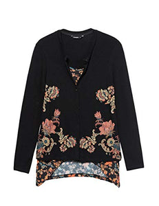 Desigual Sweat Daniela Felpa Donna M, Nero (Negro 2000) - Ilgrandebazar