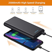 Carica l&#39;immagine nel visualizzatore di Gallery, Trswyop Power Bank, Caricabatterie Portatile 25800mAh Batteria Esterna per... - Ilgrandebazar