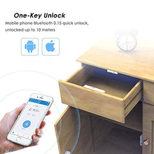 Carica l&#39;immagine nel visualizzatore di Gallery, Kobwa Keyless cabinet Smart Lock, wireless Bluetooth invisibile antifurto... - Ilgrandebazar