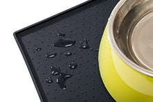 Carica l&#39;immagine nel visualizzatore di Gallery, Happilax Sottociotola Premium Cane e Gatto in Silicone L (60 x 40 cm), Nero - Ilgrandebazar