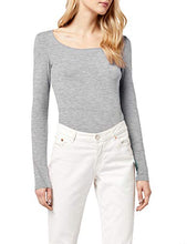 Carica l'immagine nel visualizzatore di Gallery, Vero Moda Vmmaxi My LS Soft Long U-Neck Noos XS, Grigio (Light Grey Melange)