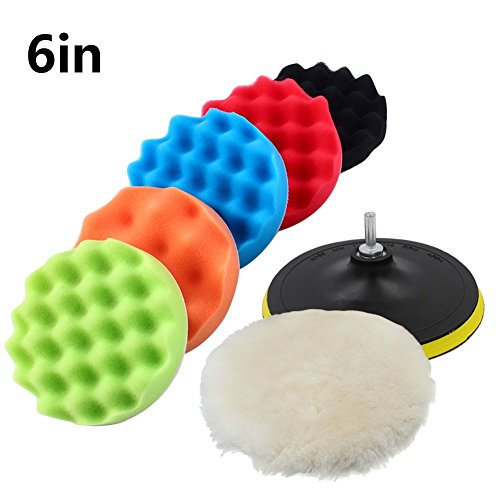 Kit di lucidatura per ceretta spugna da 6 pollici 150 mm Kit...