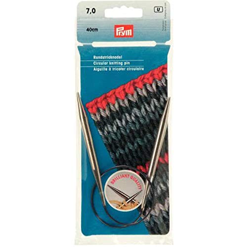 Prym Ferro da Calza Circolare in Ottone Argento Lunghezza 7,0 mm, Silver - Ilgrandebazar