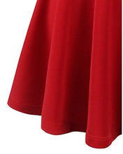 Carica l'immagine nel visualizzatore di Gallery, Emma &amp; Giovanni - Gonna Corta Svasata - Donna XL-XXL, Rosso - Ilgrandebazar