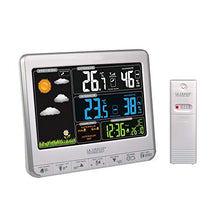 Carica l&#39;immagine nel visualizzatore di Gallery, La Crosse Technology WS6826WHI-SIL - Stazione Meteo con Schermo a Colori,... - Ilgrandebazar