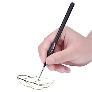 Pennelli per Dipingere Pittura Arte Miniatura Modello Nero - Ilgrandebazar