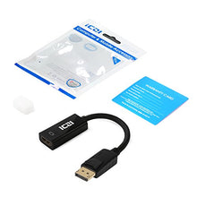 Carica l&#39;immagine nel visualizzatore di Gallery, ICZI Adattatore DisplayPort a HDMI 1080P, Cavo DP Maschio su Femmina,...