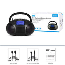 Carica l&#39;immagine nel visualizzatore di Gallery, August SE20 Altoparlante Portatile Bluetooth Radio - 2 x 3W Altoparlanti...