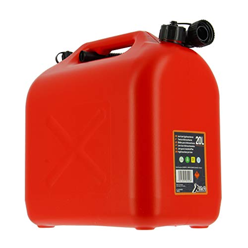 Cartec 506022 Tanica Omologata Carburanti, Rosso, 20 Litri - Ilgrandebazar