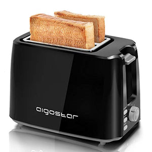 Aigostar Warrior 30JRL - Tostapane a 2 fette, 7 impostazioni di 30JRL, 750w