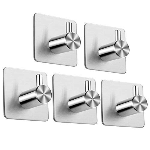 Gancio Adesivo, EniBon Adesivo Ganci Portasciugamani Acciaio Inox Gancio...