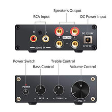 Carica l&#39;immagine nel visualizzatore di Gallery, Proster 50W Amplificatore Audio Stereo con Alimentatore Mini HiFi Amp 2...