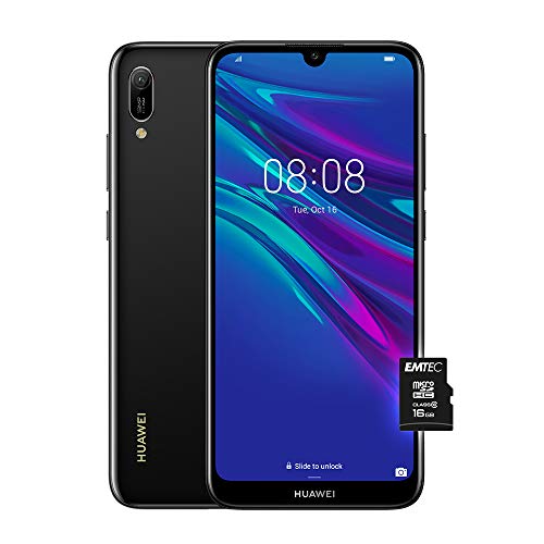 Huawei Y6 2019 (Nero), Telefono con 32 GB, Display 6.09